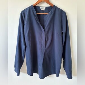 Van Heusen Women’s Long Sleeve Lightweight Navy Blue Blouse Size M